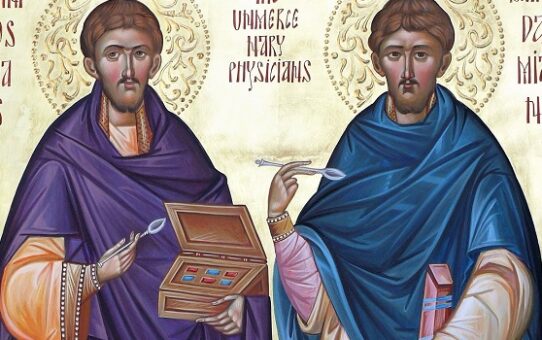Moleben k sv. divotvůrcům a nezištníkům Kosmovi a Damianovi
